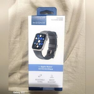 Black Rugged silicone watch band